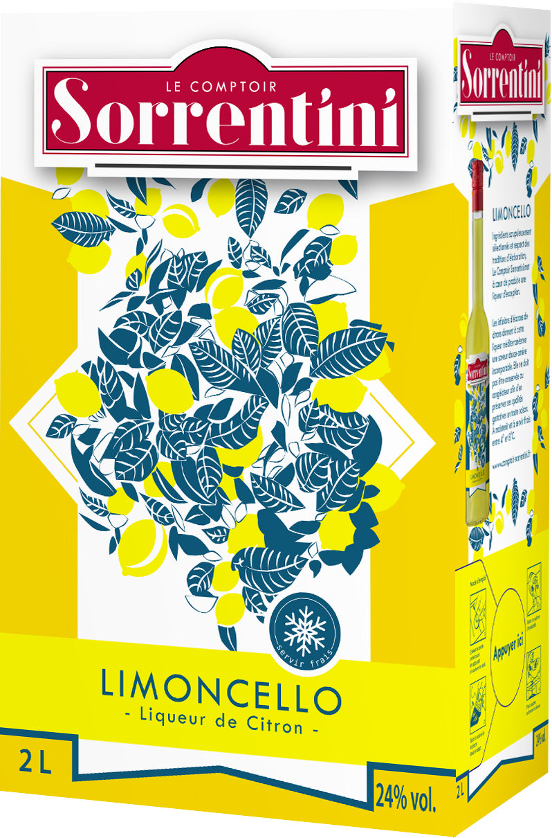 LIMONCELLO CLASSIQUE SORRENTINI- CUBI 2L 24°