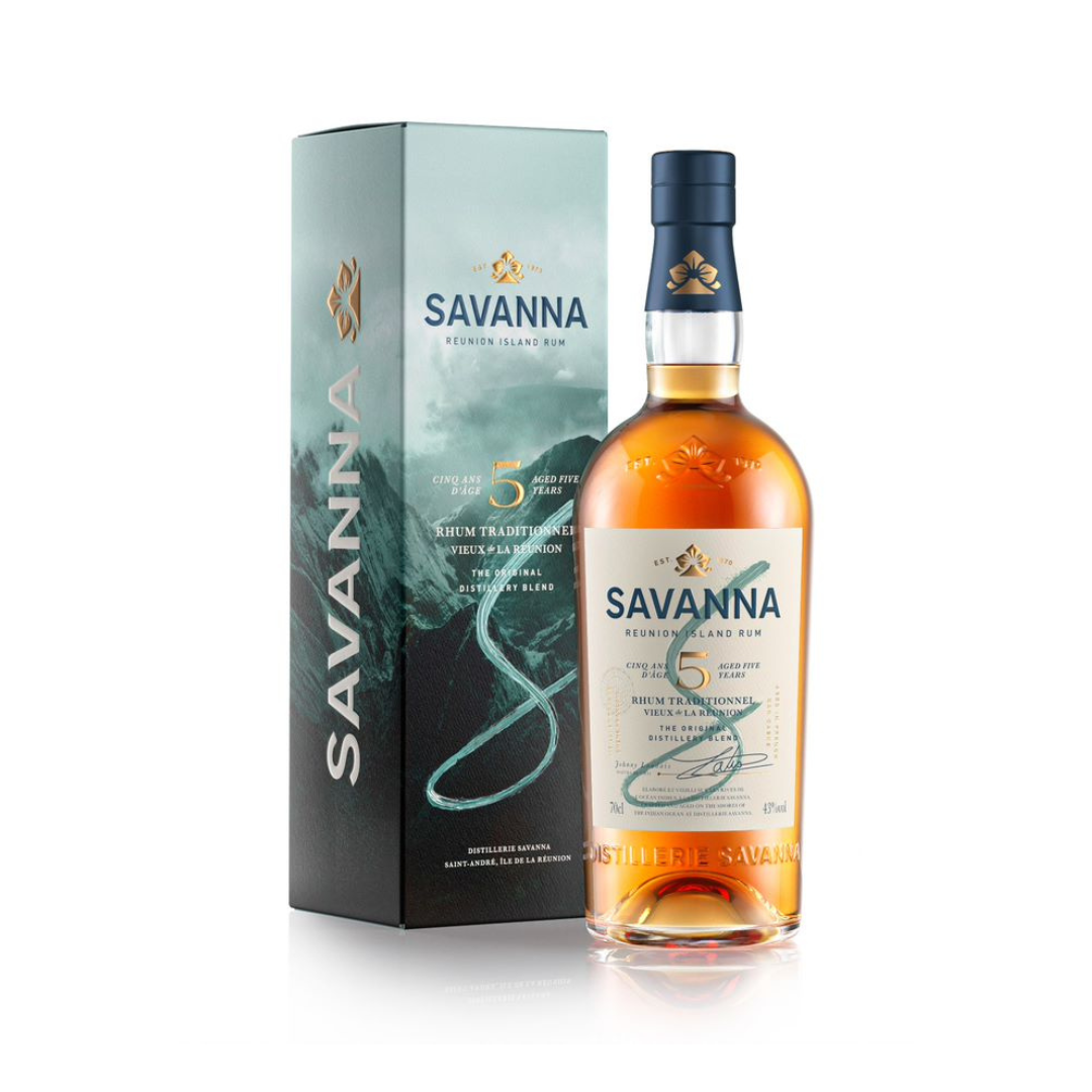 RHUM TRADITIONNEL DE LA REUNION SAVANNA - 5 ANS