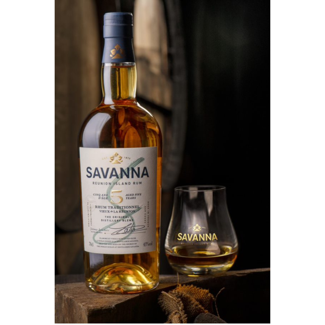RHUM TRADITIONNEL DE LA REUNION SAVANNA - 5 ANS