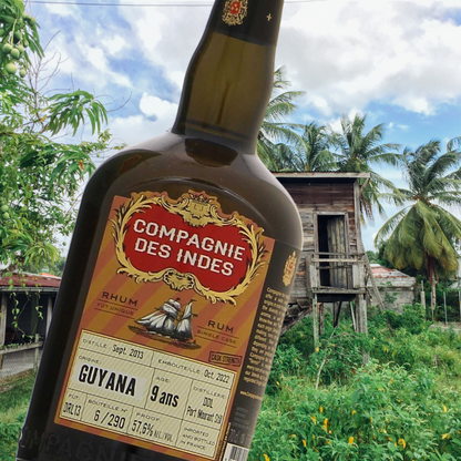 RHUM SINGLE CASK -  GUYANA 9 ANS - FÛT DRL13 - 57.6°