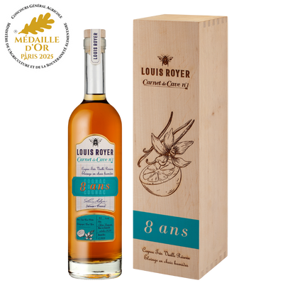 LOUIS ROYER COGNAC - CARNET DE CAVE N°1 - 8 ANS (50CL)